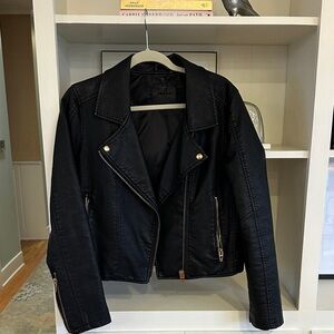 Blank NYC Black Leather Jacket